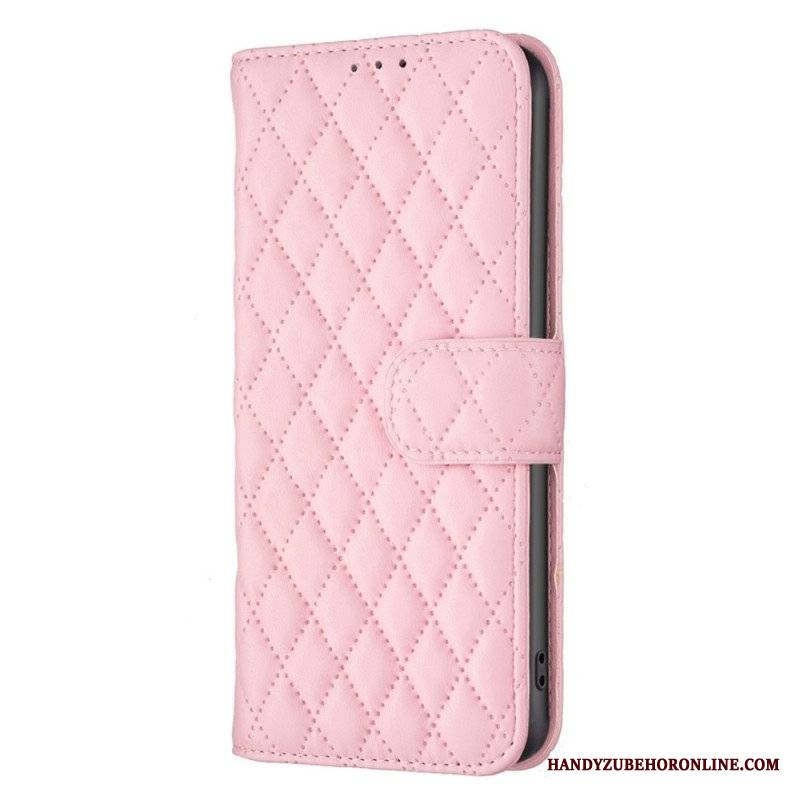 Etui Folio do Samsung Galaxy S23 5G Pikowany Binfen Kolor