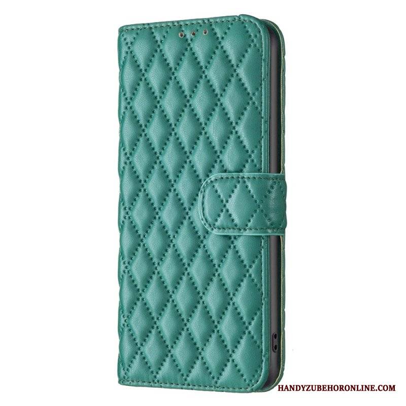 Etui Folio do Samsung Galaxy S23 5G Pikowany Binfen Kolor