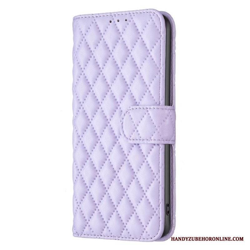 Etui Folio do Samsung Galaxy S23 5G Pikowany Binfen Kolor