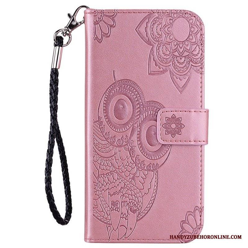 Etui Folio do Samsung Galaxy S23 5G Sowa Mandala I Smycz