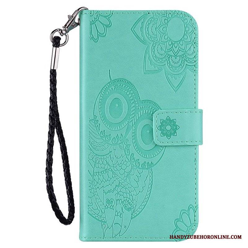 Etui Folio do Samsung Galaxy S23 5G Sowa Mandala I Smycz