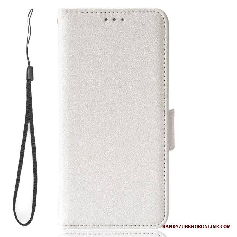 Etui Folio do Samsung Galaxy S23 5G Ultra Cienkie Podwójne Zapięcie