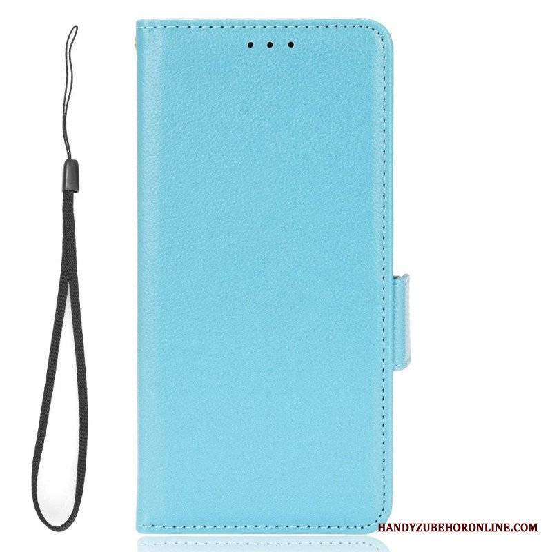 Etui Folio do Samsung Galaxy S23 5G Ultra Cienkie Podwójne Zapięcie