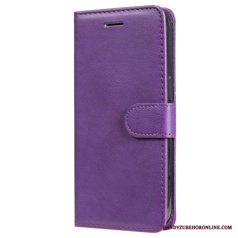 Etui Folio do Samsung Galaxy S23 5G z Łańcuch Zwykły Z Paskiem