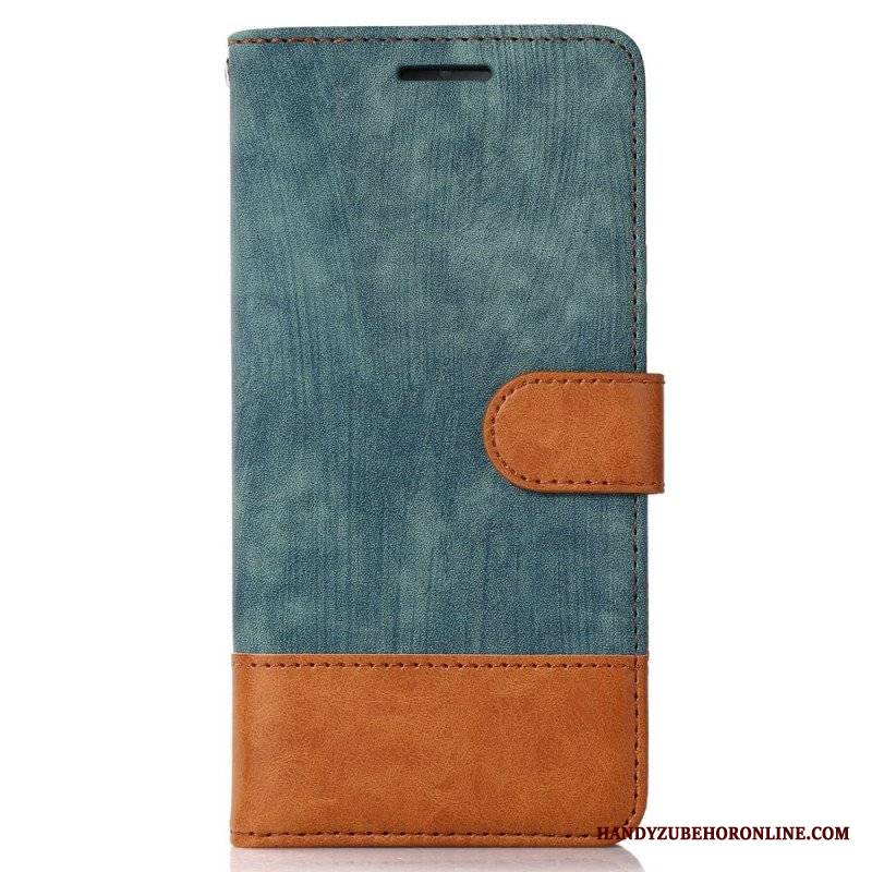 Etui Folio do Samsung Galaxy S23 Plus 5G Dwukolorowy W Dotyku