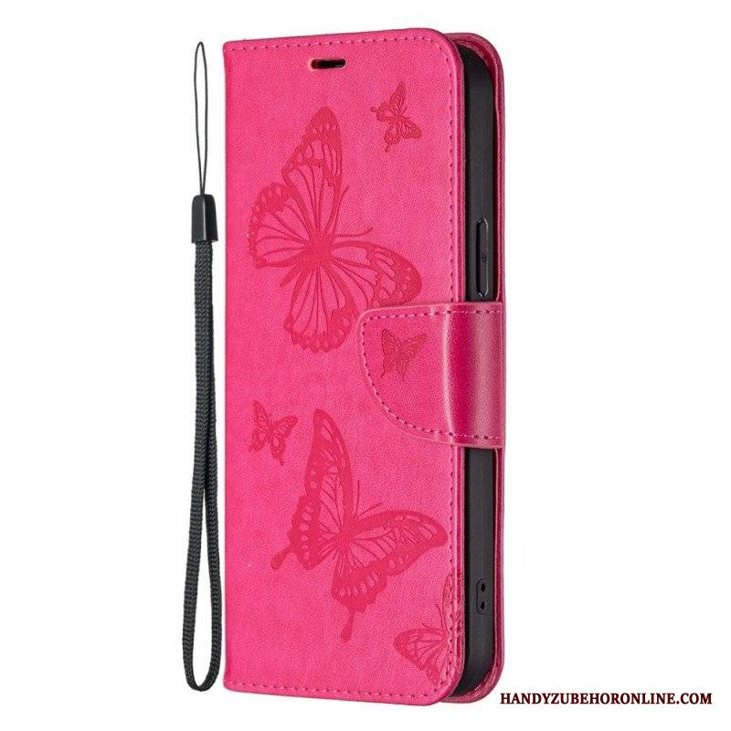 Etui Folio do Samsung Galaxy S23 Plus 5G Gigantyczne Motyle