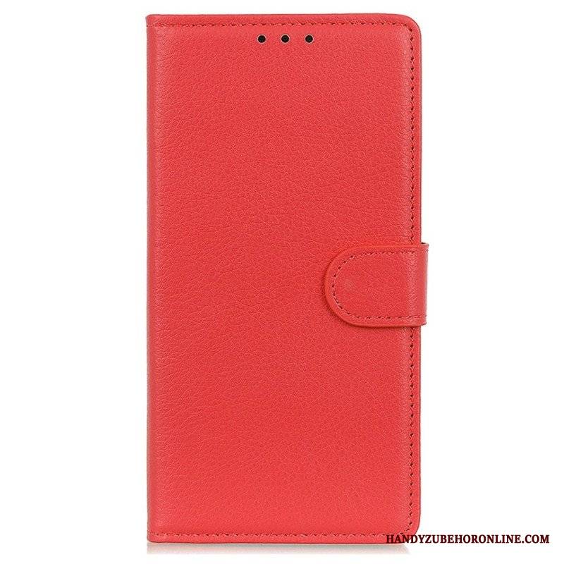 Etui Folio do Samsung Galaxy S23 Plus 5G Tradycyjna Sztuczna Skóra