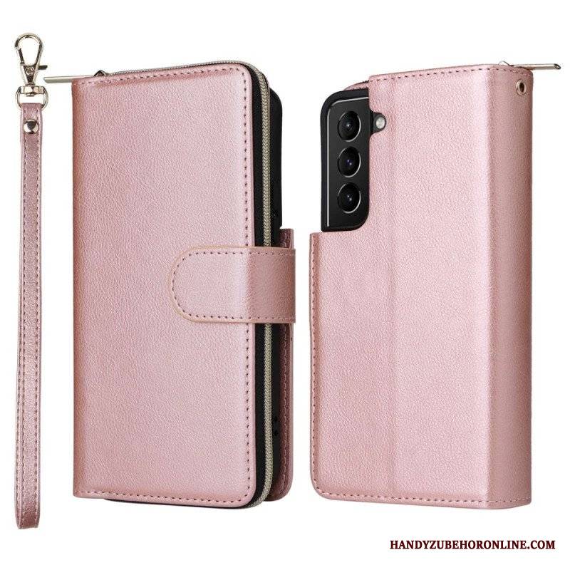 Etui Folio do Samsung Galaxy S23 Plus 5G Z Etui Na Zamek Błyskawiczny