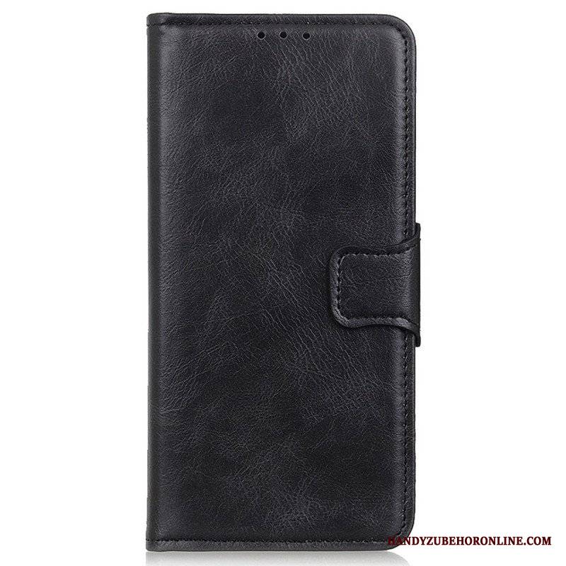 Etui Folio do Samsung Galaxy S23 Ultra 5G Stylowe Skórzane Zapięcie Dwustronne