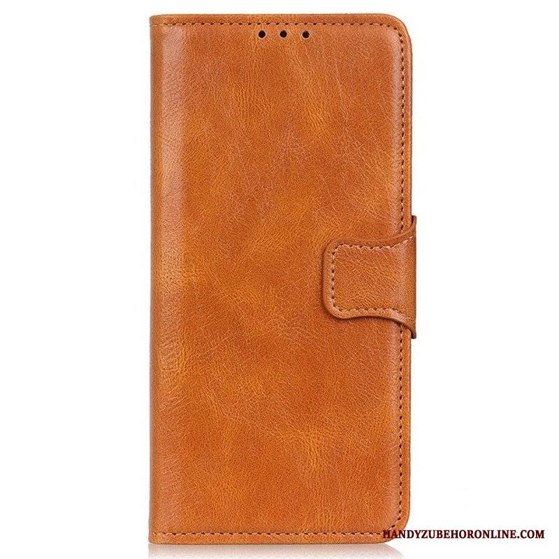 Etui Folio do Samsung Galaxy S23 Ultra 5G Stylowe Skórzane Zapięcie Dwustronne