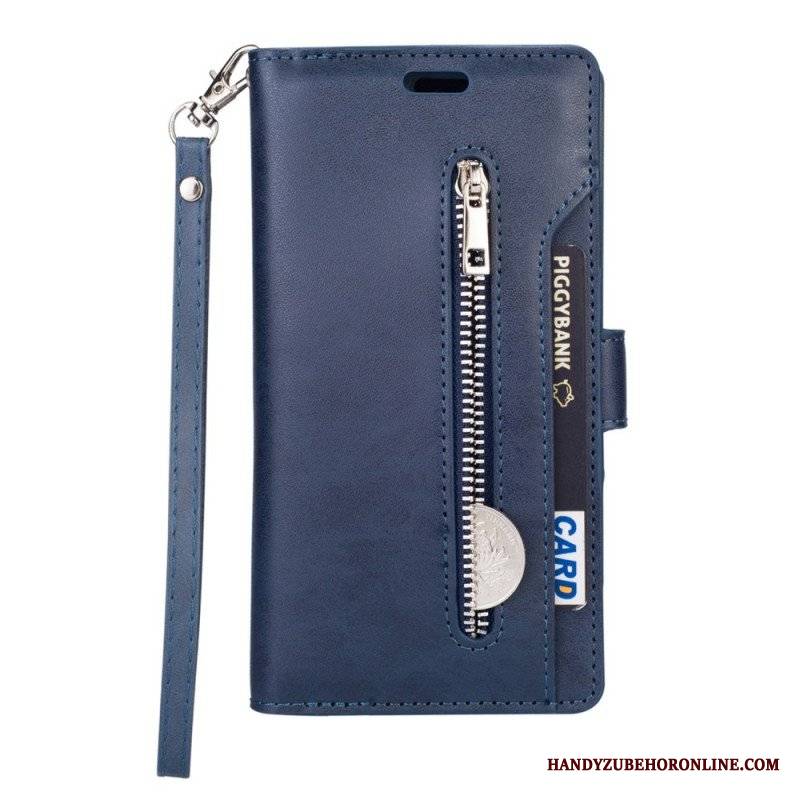 Etui Folio do Samsung Galaxy S23 Ultra 5G Torebka Ze Smyczą