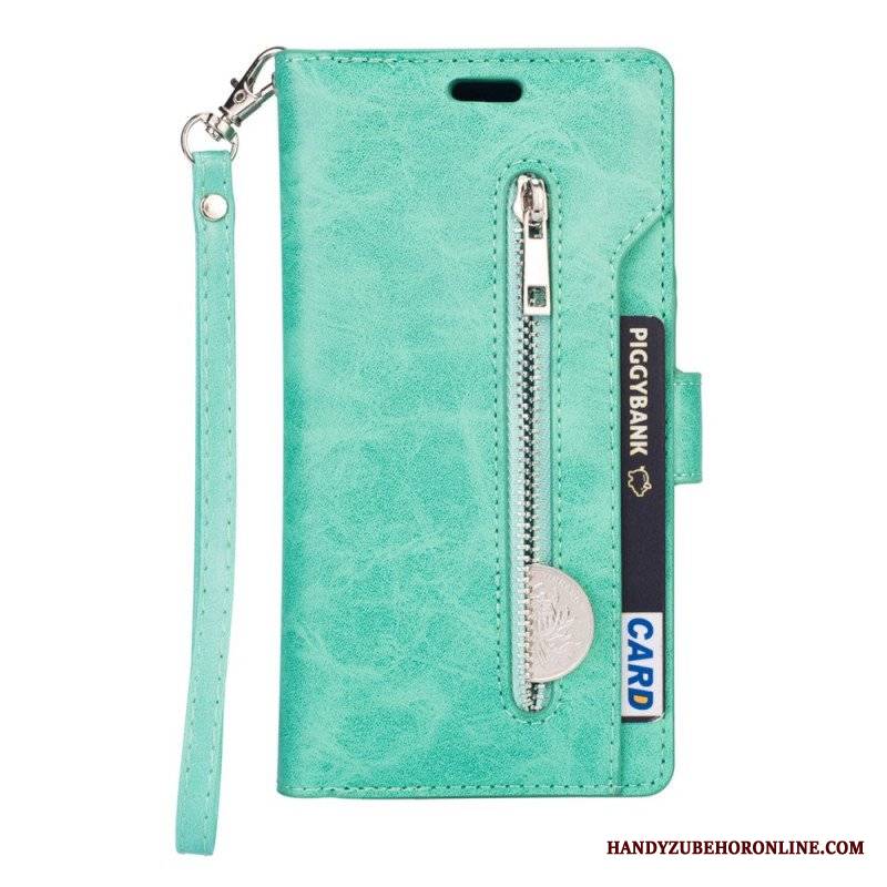 Etui Folio do Samsung Galaxy S23 Ultra 5G Torebka Ze Smyczą