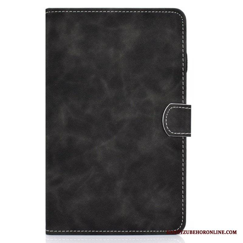 Etui Folio do Samsung Galaxy Tab A8 (2021) Efekt Skóry W Stylu Vintage