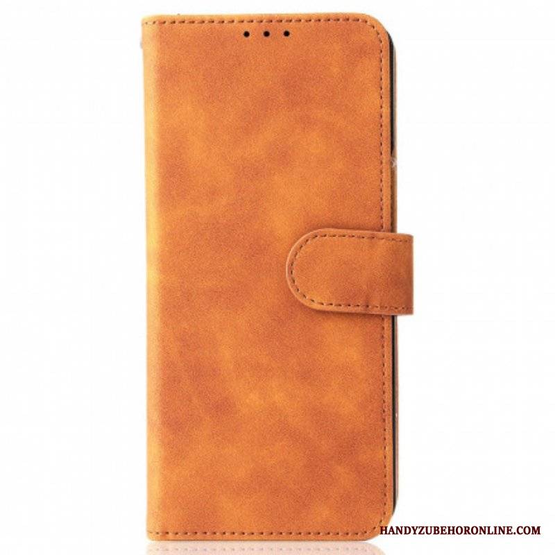 Etui Folio do Samsung Galaxy Z Fold 3 5G Dotyk Skóry