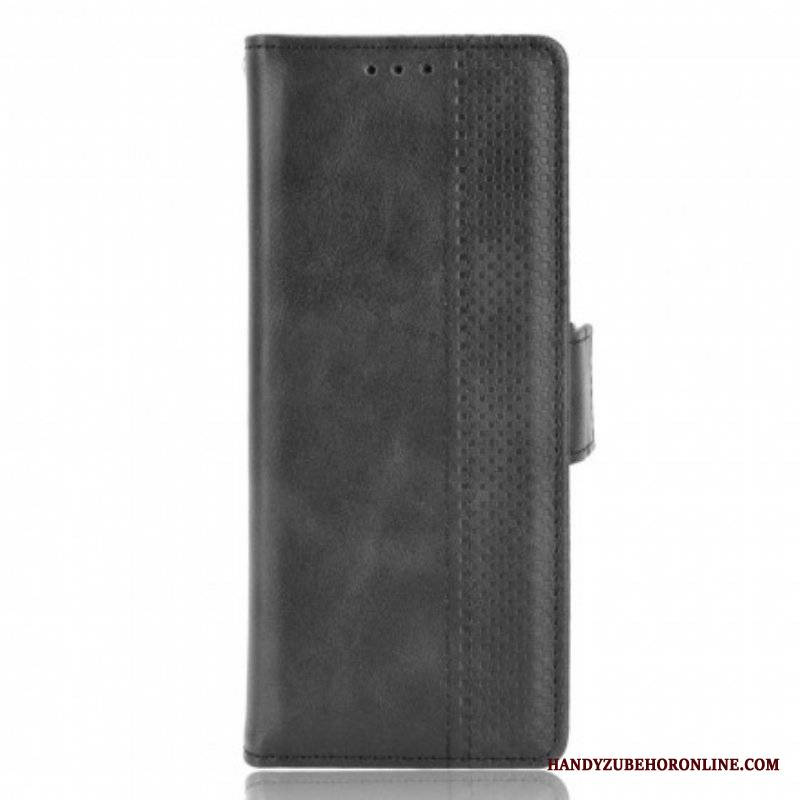 Etui Folio do Samsung Galaxy Z Fold 3 5G Stylizowany Efekt Skóry