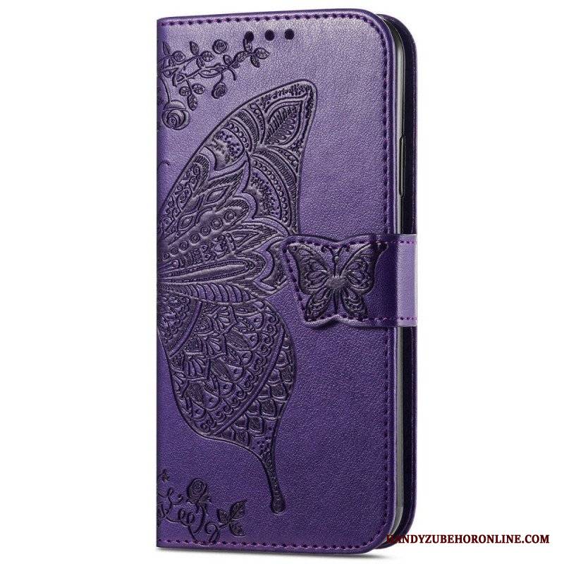 Etui Folio do Sony Xperia 1 IV Barokowy Motyl