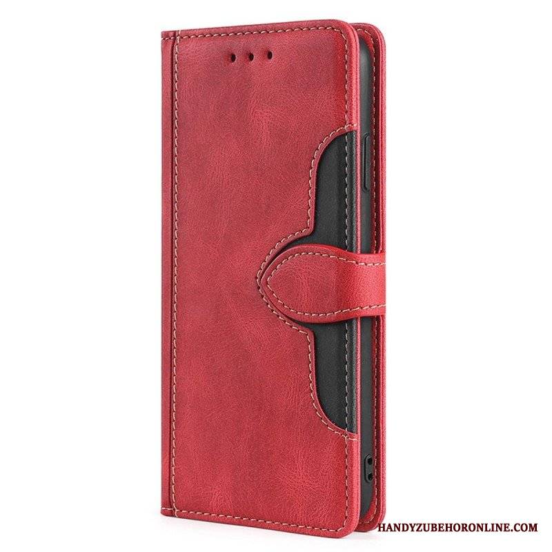 Etui Folio do Sony Xperia 1 IV Dwukolorowy Kwiatowy