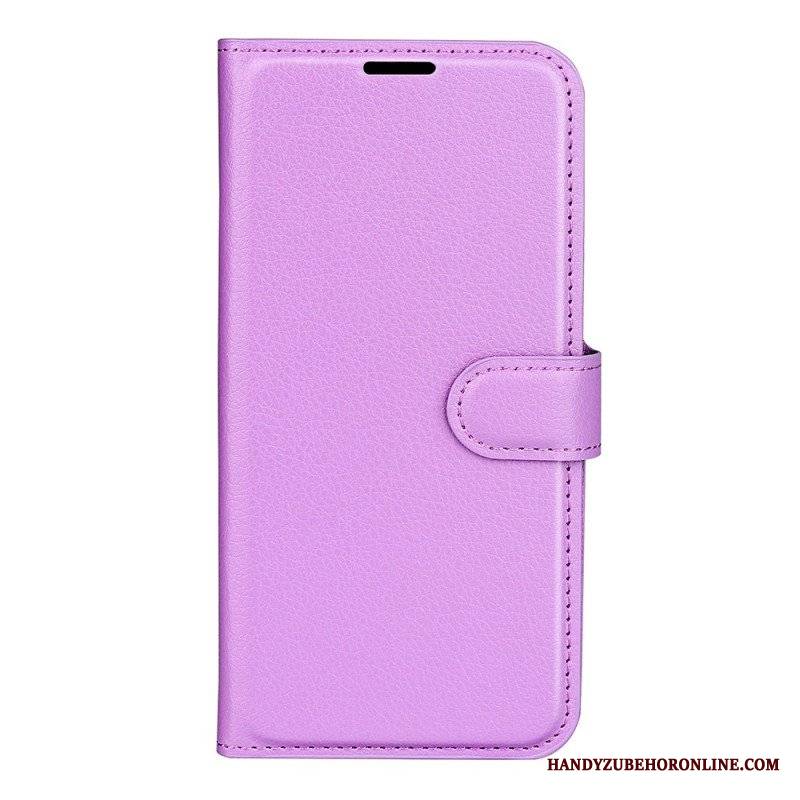 Etui Folio do Sony Xperia 1 IV Klasyczne Liczi