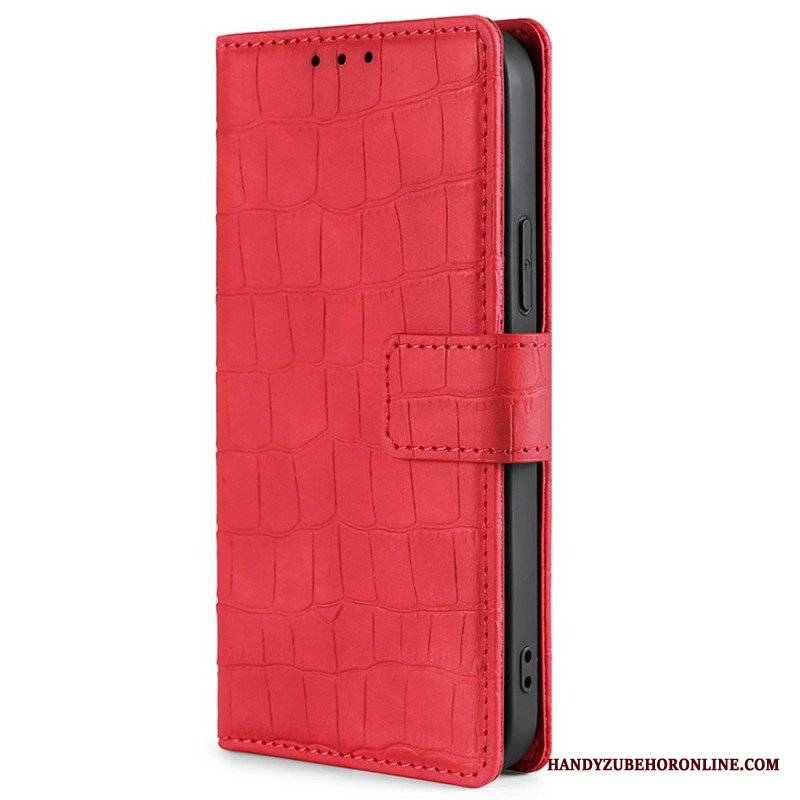 Etui Folio do Sony Xperia 1 IV Styl Krokodyla