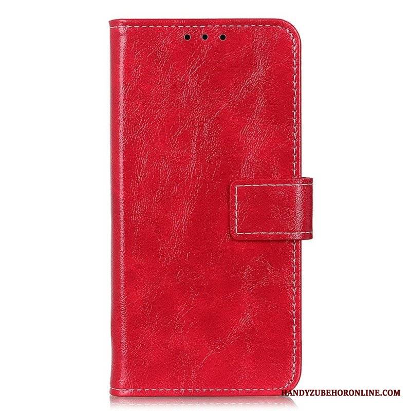 Etui Folio do Sony Xperia 10 IV Lakierowana Ze Szwami