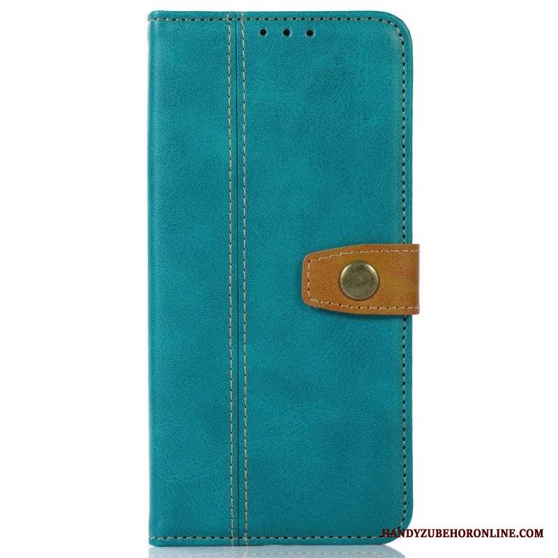 Etui Folio do Sony Xperia 10 IV Taśma Tapicerska