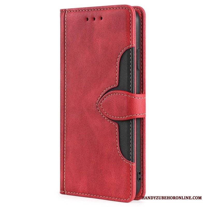 Etui Folio do Sony Xperia 5 IV Dwukolorowy Kwiatowy