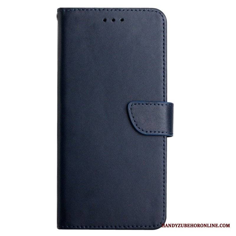 Etui Folio do Sony Xperia 5 IV Oryginalna Teksturowana Skóra Nappa