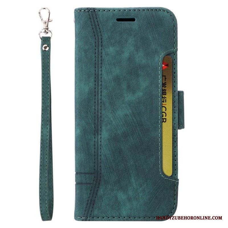 Etui Folio do Vivo Y16 Betopnice Przednie Etui Na Karty