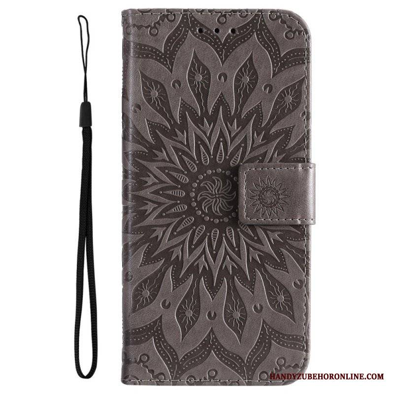 Etui Folio do Vivo Y16 Mandala Sun Ze Smyczą