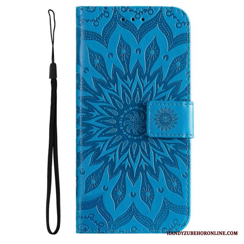 Etui Folio do Vivo Y16 Mandala Sun Ze Smyczą