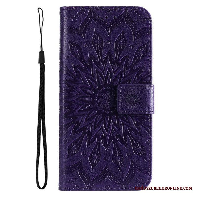 Etui Folio do Vivo Y16 Mandala Sun Ze Smyczą