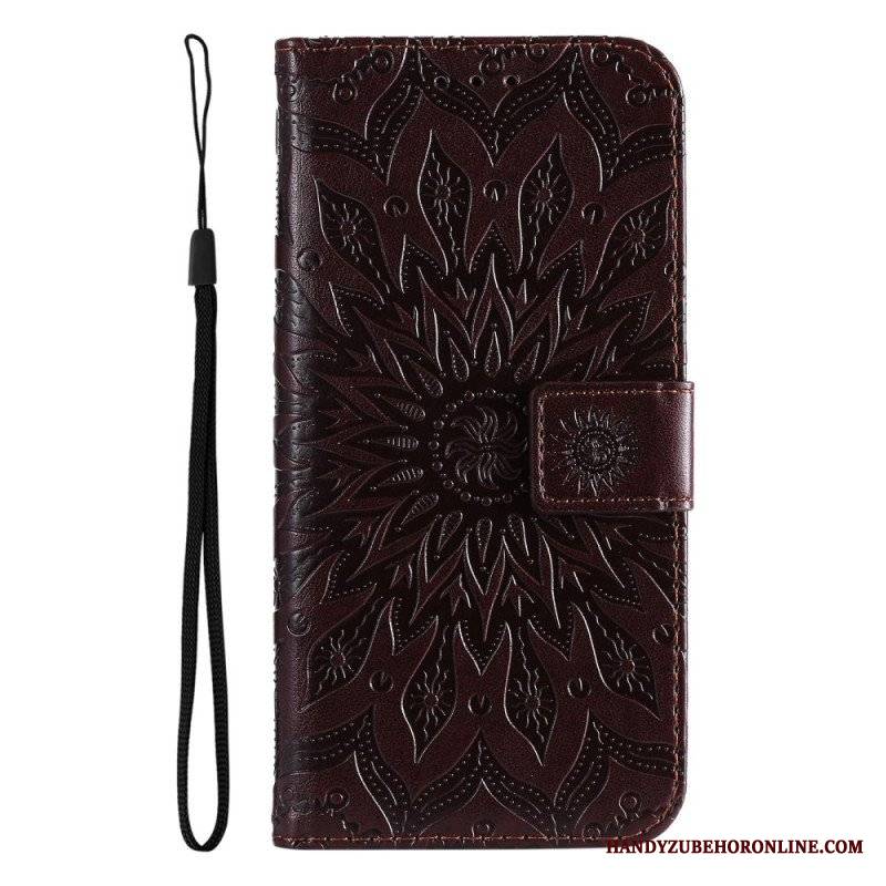 Etui Folio do Vivo Y16 Mandala Sun Ze Smyczą