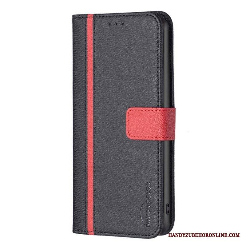 Etui Folio do Xiaomi 12 / 12X Dwukolorowy Kolor Binfen