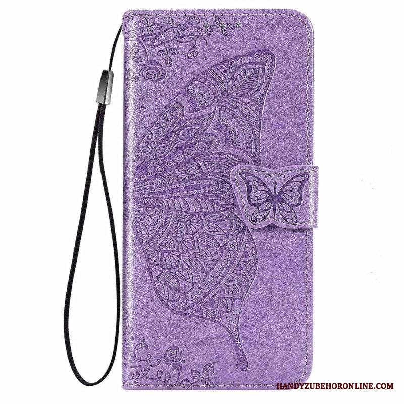 Etui Folio do Xiaomi 12 Lite Barokowy Motyl