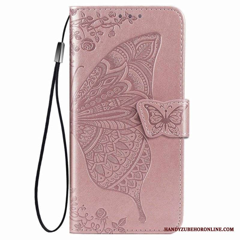 Etui Folio do Xiaomi 12 Lite Barokowy Motyl