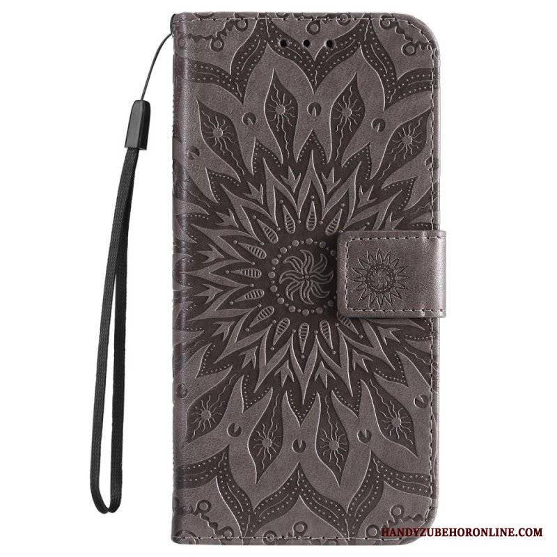 Etui Folio do Xiaomi 12 Lite Mandala Sun Ze Smyczą