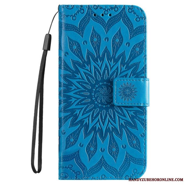 Etui Folio do Xiaomi 12 Lite Mandala Sun Ze Smyczą