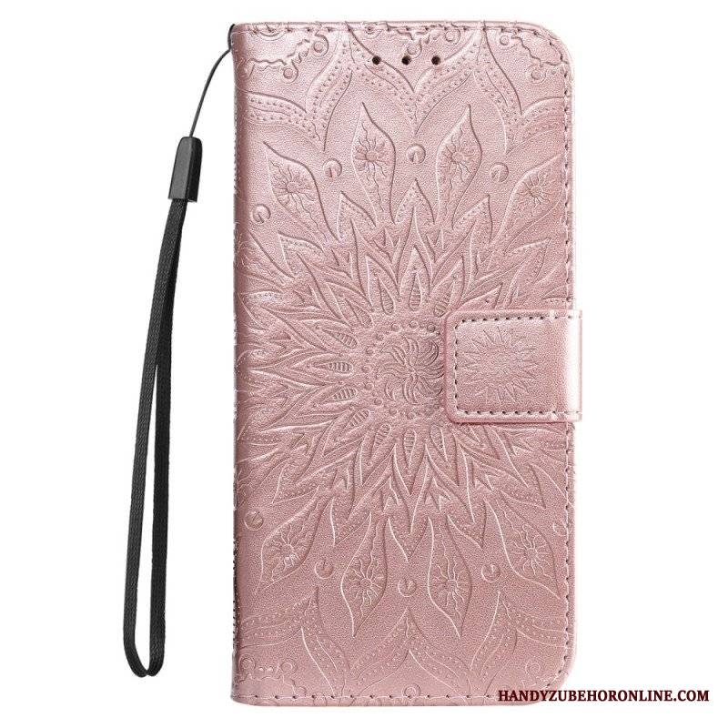 Etui Folio do Xiaomi 12 Lite Mandala Sun Ze Smyczą