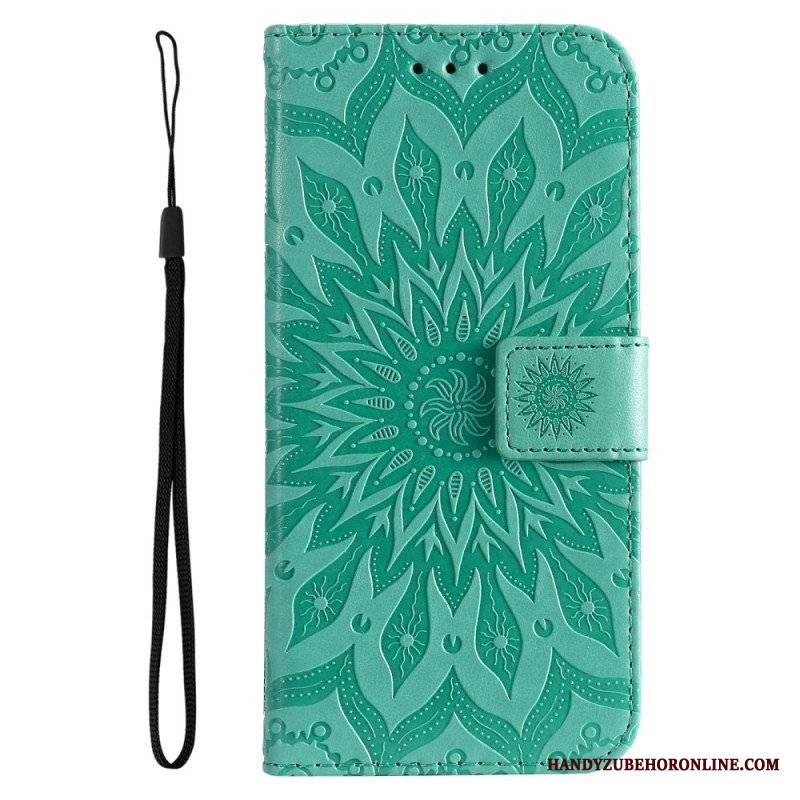 Etui Folio do Xiaomi 12 Lite Mandala Sun Ze Smyczą