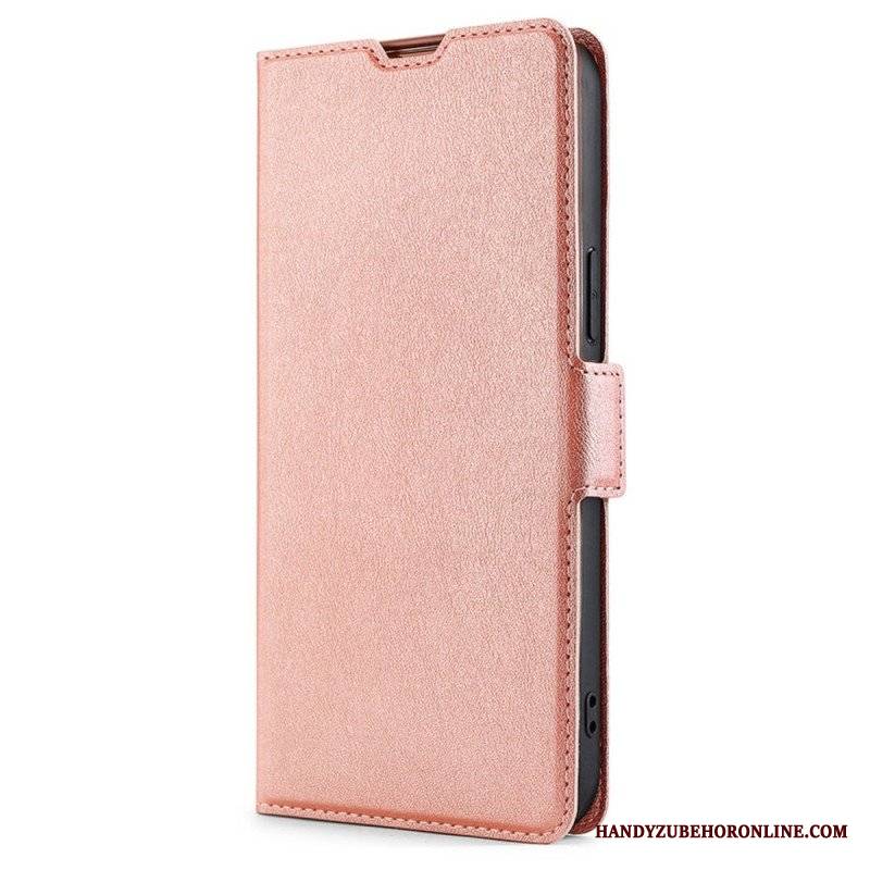 Etui Folio do Xiaomi 12T / 12T Pro Bardzo Cienka Sztuczna Skóra