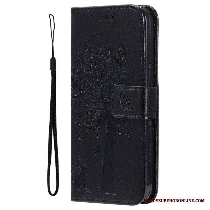 Etui Folio do Xiaomi 12T / 12T Pro Kot Pod Drzewem