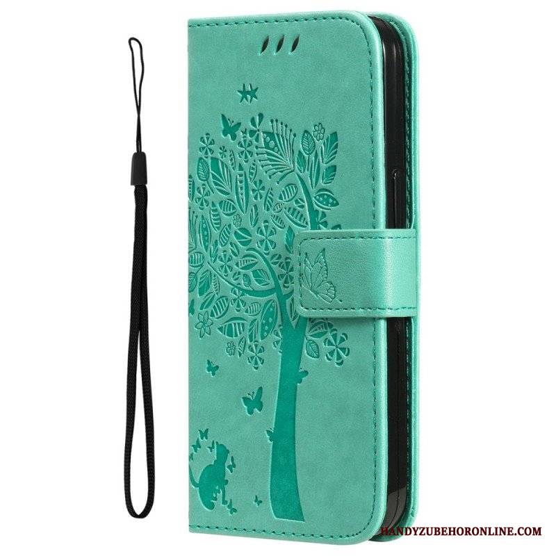 Etui Folio do Xiaomi 12T / 12T Pro Kot Pod Drzewem