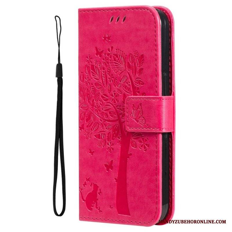 Etui Folio do Xiaomi 12T / 12T Pro Kot Pod Drzewem