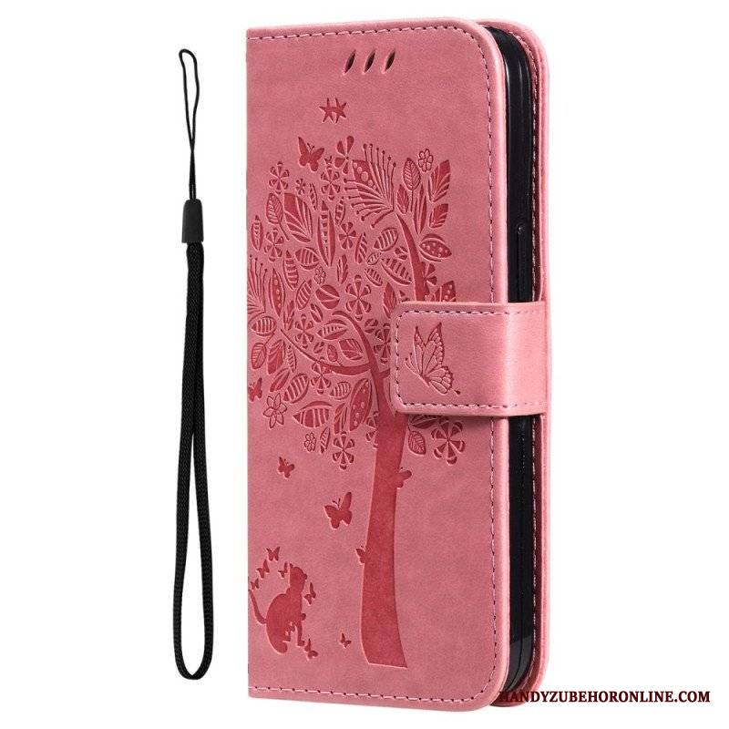 Etui Folio do Xiaomi 12T / 12T Pro Kot Pod Drzewem