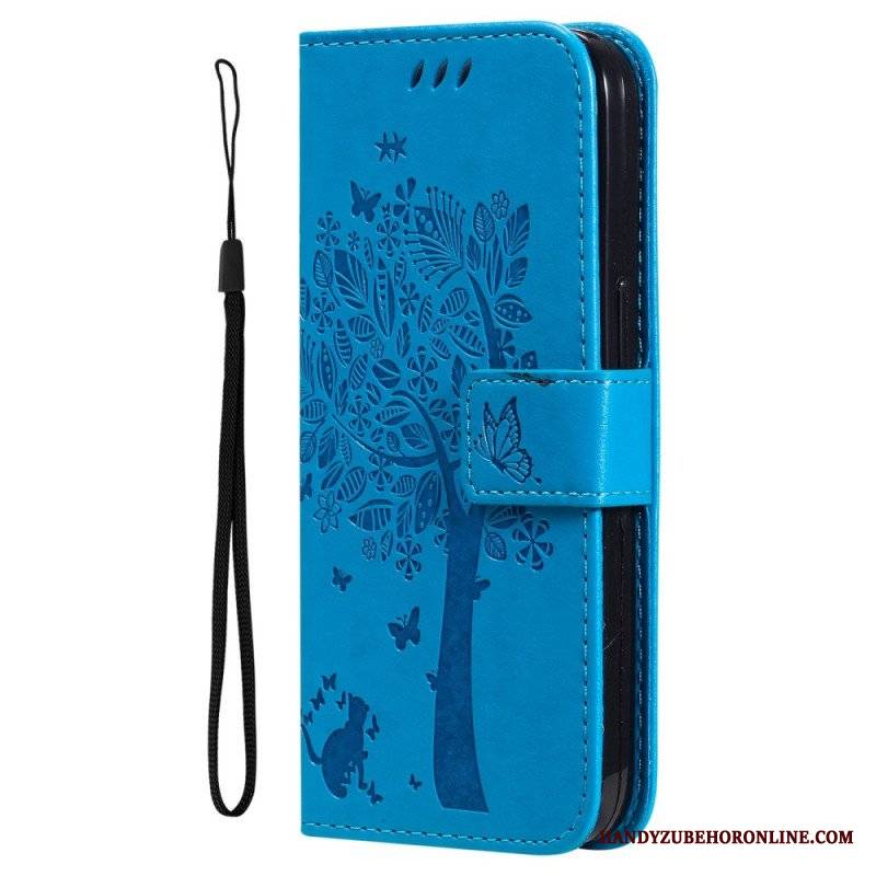 Etui Folio do Xiaomi 12T / 12T Pro Kot Pod Drzewem