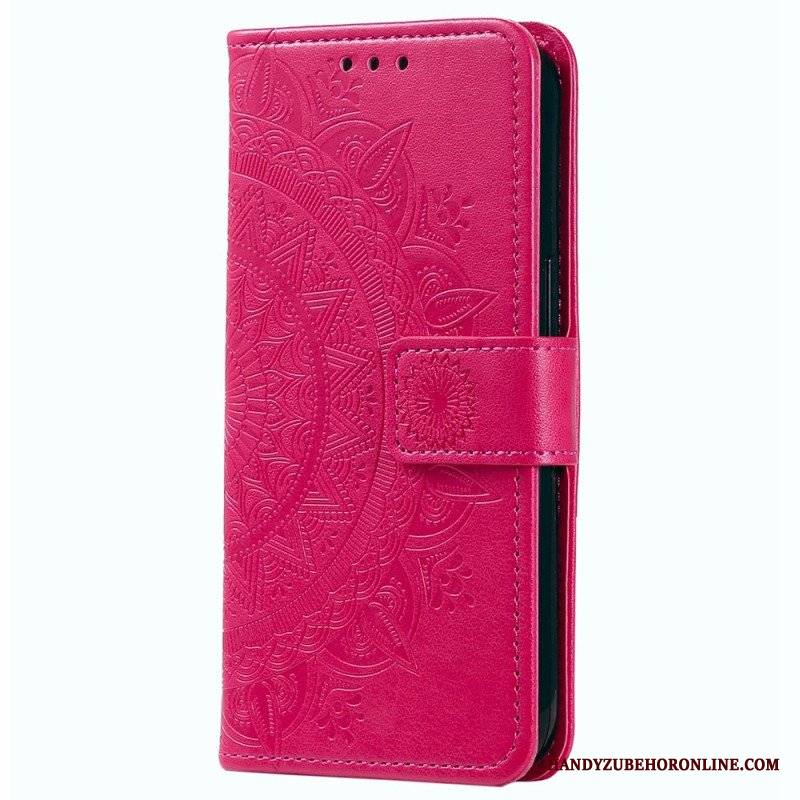 Etui Folio do Xiaomi 12T / 12T Pro Mandala Sun Ze Smyczą