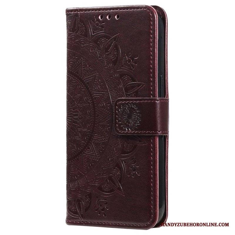 Etui Folio do Xiaomi 12T / 12T Pro Mandala Sun Ze Smyczą