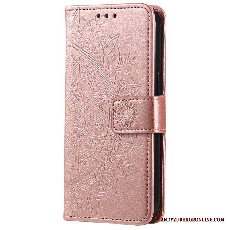 Etui Folio do Xiaomi 12T / 12T Pro Mandala Sun Ze Smyczą