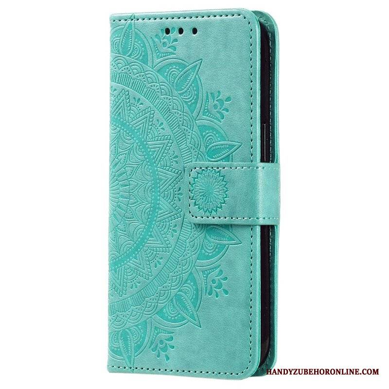 Etui Folio do Xiaomi 12T / 12T Pro Mandala Sun Ze Smyczą