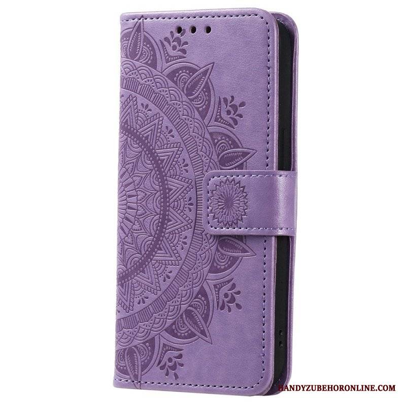 Etui Folio do Xiaomi 12T / 12T Pro Mandala Sun Ze Smyczą